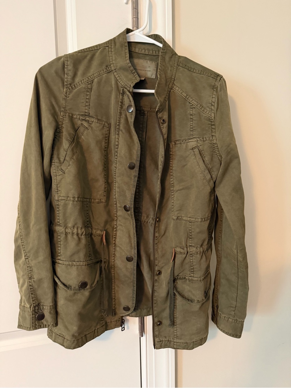 Hinge designed in Seattle Olive Green Utility Jacket